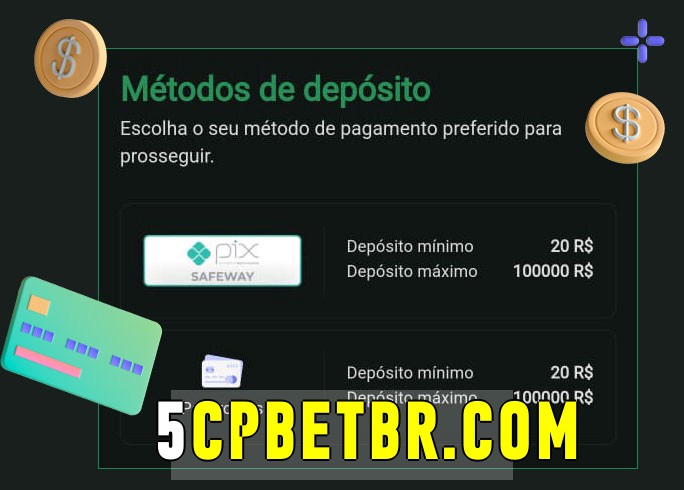 O cassino 5cpbet.com bet oferece uma grande variedade de métodos de pagamento