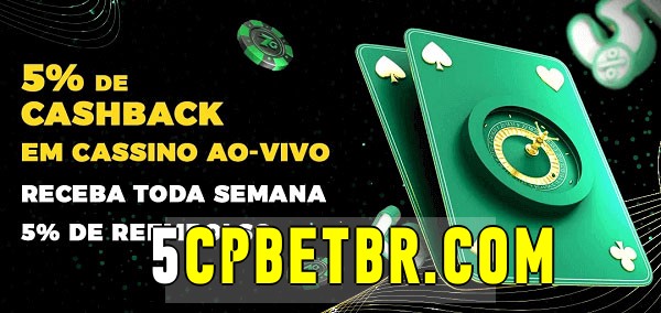 Promoções do cassino ao Vivo 5cpbet.com 